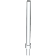 Lego tyčinka s kroužkem 6L, bílá (4533911, 4538720, 6061536, 6081986, 6170419)